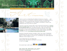 Tablet Screenshot of executivecorphousing.com